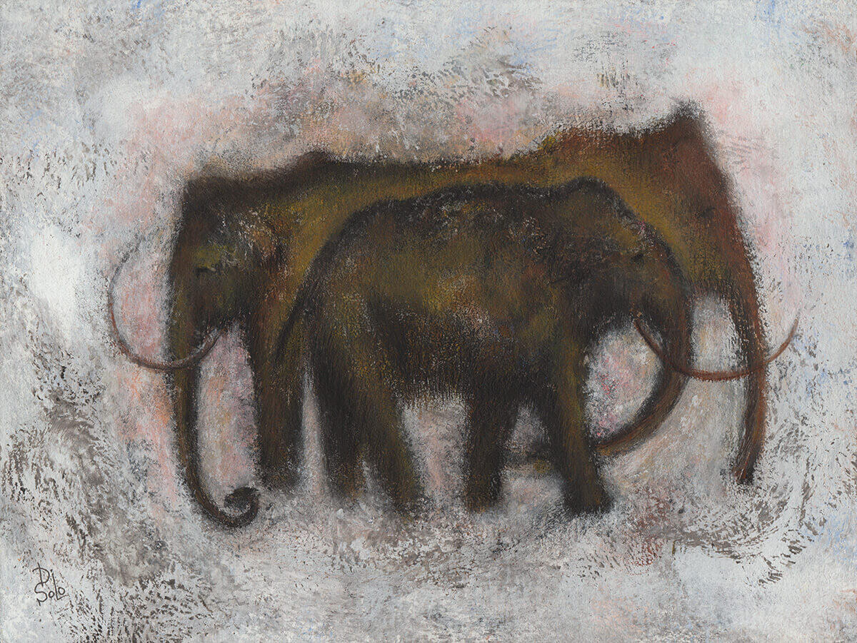 Echoes of a vanished world passing through the veil. Heavy footsteps lost in the snow of time — but still moving, still remembered